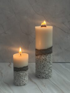 soy wax pillar candle